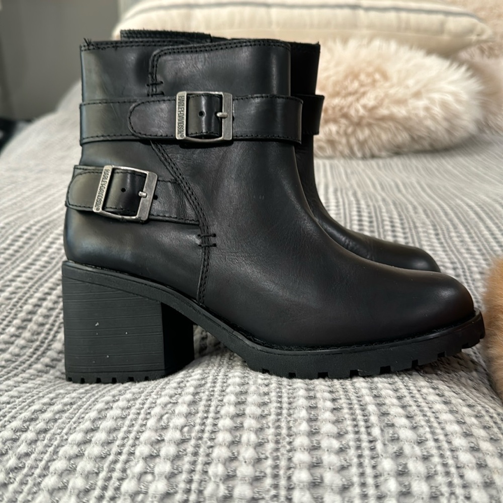 Brand New with Tags  Women's Harly Davidson Lalanne Double Strap Riding Boots